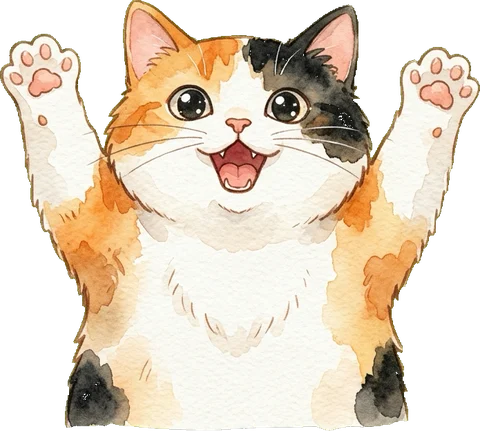 みつかったネコ